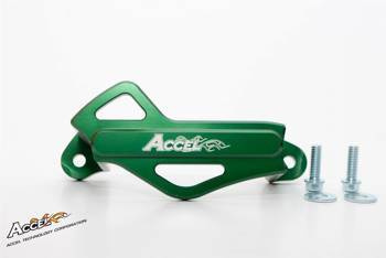 Accel Zielona Osłona Zacisku Hamulcowego Tył/Kawasaki KXF 250/450 '06-'16