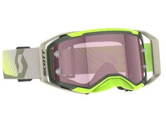 SCOTT Gogle Prospect 2.0 AMP kolor zielony, żółty, szary, szyba różowa