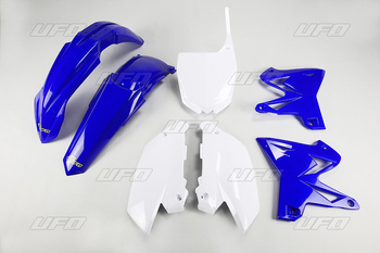 Komplet plastików UFO Yamaha YZ 125 / 250 '02-'14 kolor biały