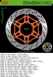 NG Tarcza hamulcowa przód APRILIA RS 50/125 11-14 RS4 / RS50 07-08 / DERBI 50/80/125