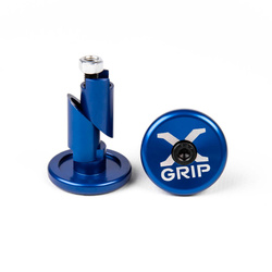 X-GRIP Końcówki kierownicy Do otworu o średnicy 12-16,2mm X-GRIP, Kolor niebieski
