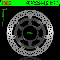 NG Tarcza hamulcowa przód HONDA CBR 600F 01-07