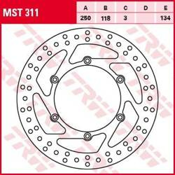 TRW Lucas TARCZA HAMULCOWA PRZÓD SUZUKI RM 125/250 91-11, DRZ 400, YAMAHA YZ/YZF/WRF 01-14