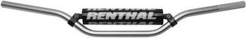 Kierownica Renthal 22.2 mm MX SILVER ENDURO HIGH PADDED  z gąbką