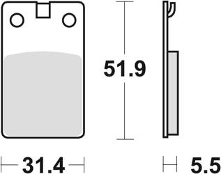 TRW Lucas Klocki hamulcowe KH99