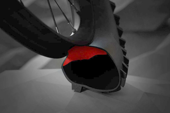 System ochrony obręczy TECHNOMOUSSE Red Poison Mousse do MTB