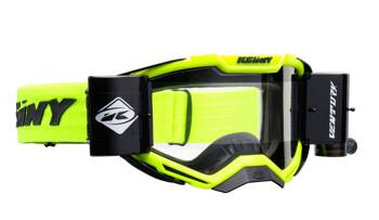 Kenny Racing gogle roll-off model Ventury kolor żółty fluo/czarny szyba przeźroczysta