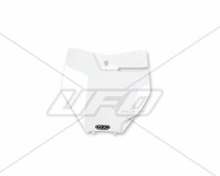 Plastron UFO Pole Numerowe Przód KTM SXSXF '16-'18 (Z Wyjątkiem SX 250 '16) kolor biały