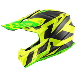 Kask dla dziecka na crossa PROGRIP PG3009 kolor biały,czarny,czerwony