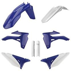 Pełny komplet plastików Sherco SE-R / SEF-R '13-'15 Polisport niebieski,biały
