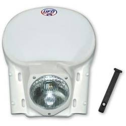 Vintage UFO Lampa z okrągłym szkłem z lat '78-'88 - Kolor: Czerwony