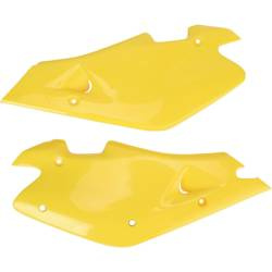 Boczki Tylne UFO do Husqvarna 2T '00-'04 / 4T '02-'04, kolor żółty
