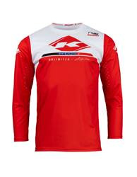 Kenny Racing bluza cross model Track Raw Red kolor czerwony/biały
