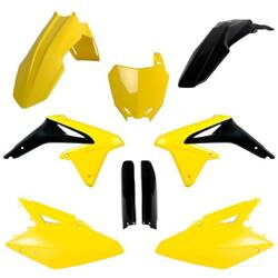 Pełny komplet plastików Suzuki RMZ 450 '08-'17 Polisport żółty,czarny