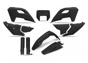 Komplet plastików UFO dla Husqvarna TE 150 / 250 / 300 '24, FE 250 / 350 / 450 / 501 '24 kolor czarny