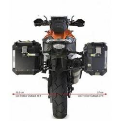 KAPPA STELAŻ KUFRÓW BOCZNYCH MONOKEY CAM SIDE KTM 1190 Adventure / R (13-16), 1050 Adventure / 1290 Super Adventure (15-16), 1090 Adventure / 1290 Super Adventure R / S (17-19), T (17) - POD KUFRY KFR K'FORCE ALU