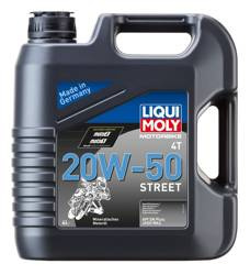 LIQUI MOLY Olej silnikowy MOTORBIKE 4T STREET 20w50 4 L