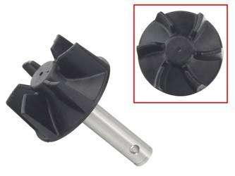 Wałek i wirnik pompy wody Suzuki LT-R 450 QUADRACER  BRONCO