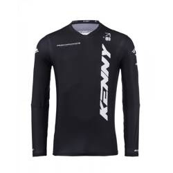 Kenny Racing Bluza cross PERFORMANCE SOLID BLACK kolor czarny,biały