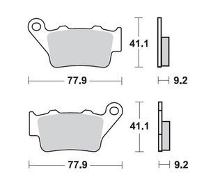 ProX Klocki Hamulcowe Tylne KTM125/200/250 '94-03