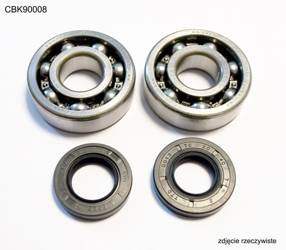 Bearing Worx Łożyska wału korbowego + uszczelniacze Yamaha YZ 125 05-21