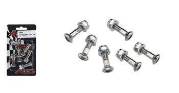 Accel / Komplet śrub zębatki tylnej (M8x32mm) / Kolor czarny