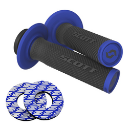 Przykręcane manetki Lock On SCOTT SX II kolor niebieski