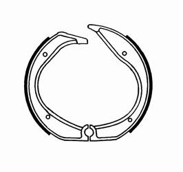 TRW Lucas SZCZĘKI HAMULCOWE (200X25MM)