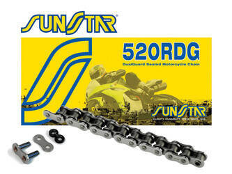 SUNSTAR Chain 520RDG [520] [Rivet] [112] [DG-Ring]