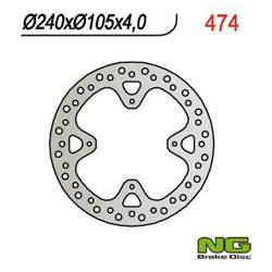 NG Brake disc rear HONDA XR 650R 00-06