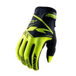 Kenny Racing Rękawiczki na crossa BRAVE NEON YELLOW kolor żółty fluo,czarny