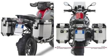 KAPPA STELAŻ KUFRÓW BOCZNYCH MONOKEY CAM SIDE BMW R 1200 GS (13-18), R 1250 GS (19), R 1250 GS Adventure (19) - POD KUFRY KFR K'FORCE ALU