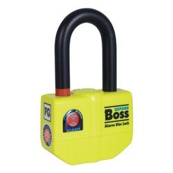 OXFORD BLOKADA TARCZY HAMULCOWEJ Z ALARMEM 110 DB, TRZPIEŃ 14MM, KOLOR ŻÓŁTY