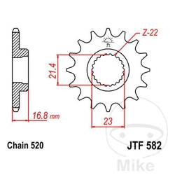 Zębatka przednia JT JTF582.15 (16Z)