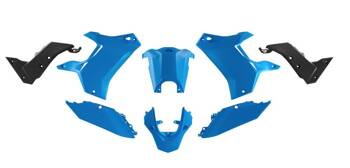 Complete set of plastics [excluding front fender] T7 REVOLUTION Yamaha TENERE 700 '19-'24 light blue/black color Racetech