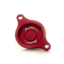 Accel / Czerwona Pokrywa Filtra Oleju / Honda CRF 450R '09-16
