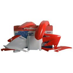 Komplet plastików Honda CRF 250R '06-'07 Polisport czerwono,biały
