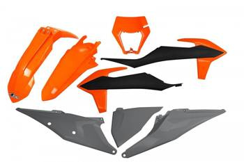 UFO Komplet plastików KTM EXC 125/150/250/300, EXC-F 250/350/450/500 '20-22