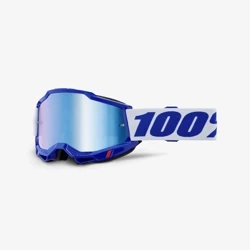 Gogle cross 100 Procent Accuri 2 kolor niebieski z niebieskim lustrem