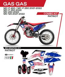 UFO Okleina Gas Gas MC 125 21-22 / MC 250 22 / MCF 250 / 350 / 450 21-22 Kolor Czarny