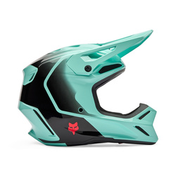 Kask cross Fox V3 Drip  niebieski