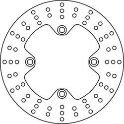 TRW Lucas TARCZA HAMULCOWA PRZÓD HONDA CB 250 TWO FIFTY 92-05