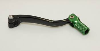 Accel Aluminiowa Dźwignia Zmiany Biegów Czarna/Zielona dla Kawasaki KX 125 ['94-'08] / KX 250 ['94-'08] / KX 500 ['89-'04] / KX 65 ['00-'23]