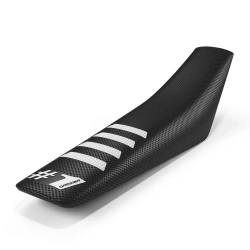 Onegripper RIBBED Gumowe Poszycie siedzenia KTM Husqvarana Gas Gas Sherco Beta kolor: czarny,biały