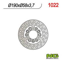 NG Brake disc rear APRILIA 50 SKUTER /CPI /BETA /GENERIC /GILERA /PEUGEOT /PGO /SYM /YAMAHA