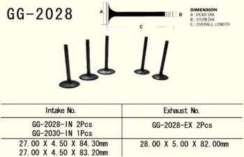 Vesrah Zawór ssący YAMAHA YZF 400/426