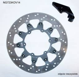 NG Tarcza hamulcowa przód z adapterem OVERSIZE YAMAHA YZF 450 08-15
