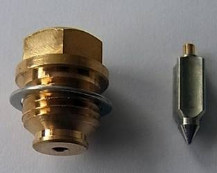 Tourmax Zaworek iglicowy z gniazdem Yamaha XS 400/750/1100 77-79, Kawasaki KZ 750 76-79, Suzuki GS 400 77-78, GS 450 80-82