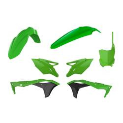 Komplet plastików Kawasaki KX 250F '17-'20 Polisport zielony