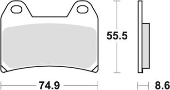 TRW Lucas Klocki hamulcowe KH244